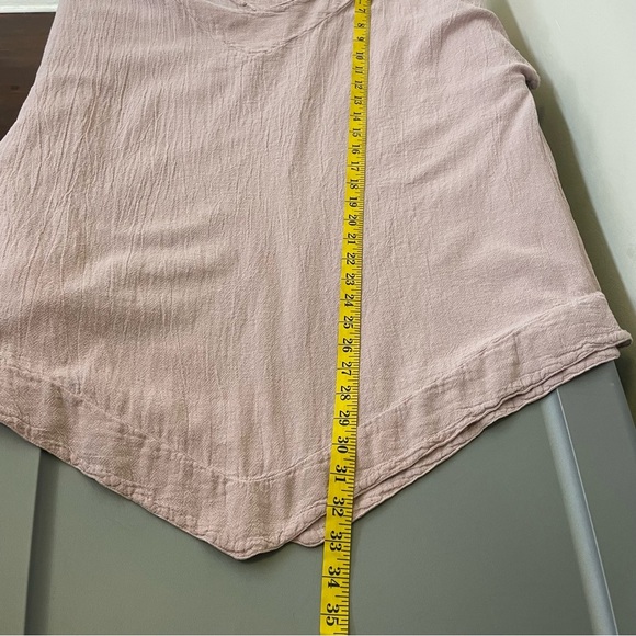 Oh My Gauze XXL Pink Lightweight Boho Lagenlook Asymmetrical Tunic Top Artsy - Picture 7 of 10